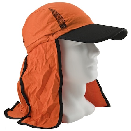 Uveto Kala Hat, Cotton, Orange AU KLCOR